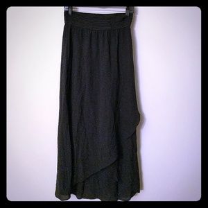 Black "wrap" skirt